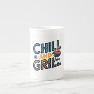 Chill and Grill Mug - Parfait pour les amateurs de