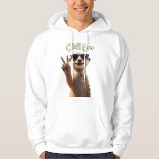 Chill Bro – Grappige Luiaard Hoodie