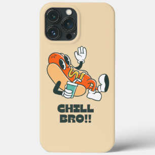 Chill bro retro stijl   Iphone 13 pro max. hoesje