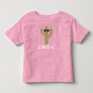 Chill Cactus Design - Toddler Fine Jersey T-Shir Kinder Shirts