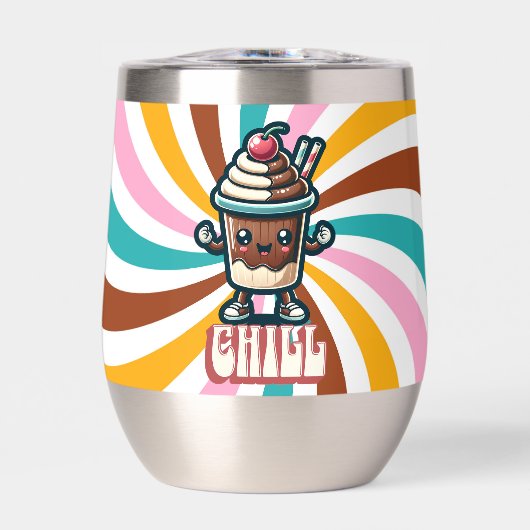 Chill Chocolade Milkshake Pun (Voorkant)