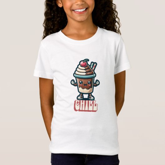 Chill Chocolade Milkshake Pun T-shirt (Voorkant)