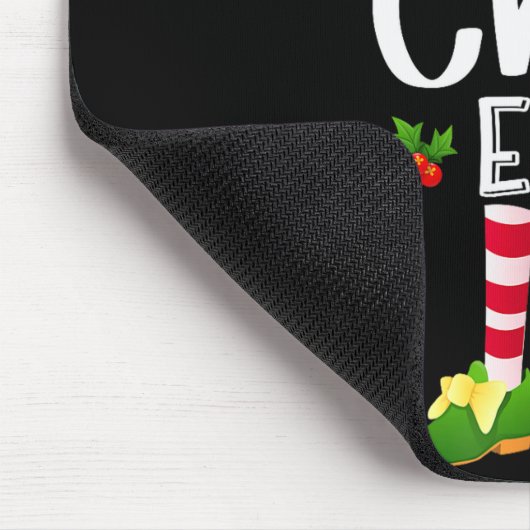 Chill Christmas Elf Matching Pajama X-mas Party Muismat (Hoek)