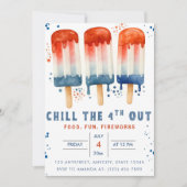 Chill de 4e uit 4 juli Onafhankelijkheidsdag Kaart (Voorkant)