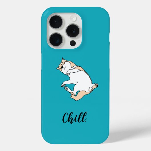 Chill Dog iPhone Case (Achterkant)