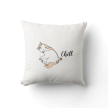 Chill Dog Pillow – Minimalistische Ontspannende Pu