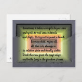 Chill Ethos Briefkaart (Voorkant / Achterkant)