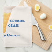 Chill Float Mode: Not Just Cream Dog Ice Cream Theedoek (Quarter Fold)