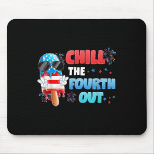 Chill Fourth Out Ice Cream Popsicle 4 juli Indep Muismat