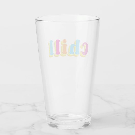 Chill Glas (Achterkant)