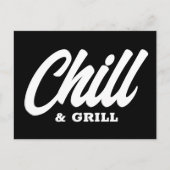Chill & Grill BBQ invitation cartes postales (Devant)