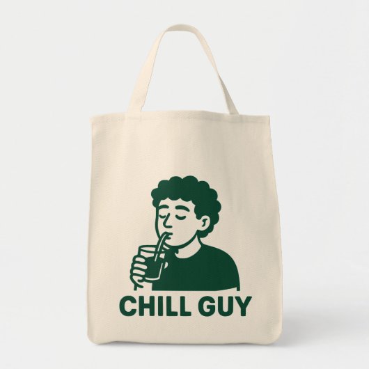 Chill Guy Tote Bag (Voorkant)