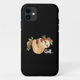 Chill Hangende Luiaard Wilde Dieren Dierenliefhebb iPhone 11 Hoesje