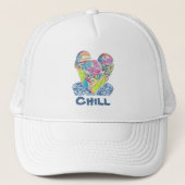 Chill Ice crème Trucker Hat Trucker Pet (Voorkant)