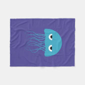 Chill Jellyfish Kinderen Fleece Deken (Voorkant (Horizontaal))