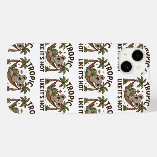 Chill Koala Vibes Case-Mate iPhone Case (Achterkant (horizontaal))