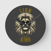 Chill Lion King Ronde Klok (Voorkant)