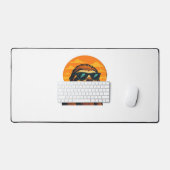 Chill Luiaard met Zonnebril - Retro Sunset Vibes C Bureaumat (Keyboard & Muis)