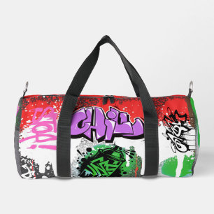 Chill Moderne graffiti Spuitschilderij StreetArt Plunjezak