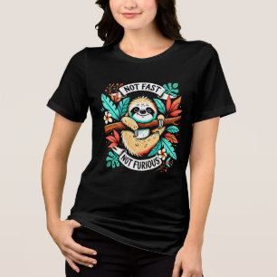 Chill-modus geactiveerd - Shirt met drie overvloei