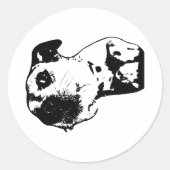 Chill-modus ingeschakeld ronde sticker (Voorkant)