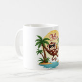 Chill Monkey Tropical Sunset Mug (Devant gauche)