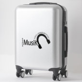 Chill Music- Musik Vibes  Sticker (Koffer)