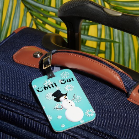 Chill-out Bagagelabel (Voorkant Insitu 1)