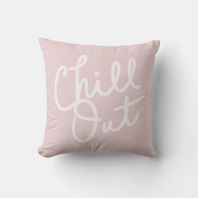 Chill Out Blush Kussen (Voorkant)