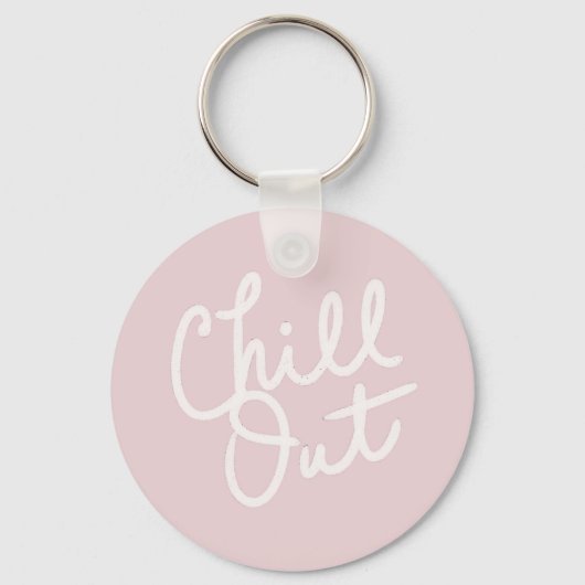 Chill Out Blush Sleutelhanger (Voorkant)