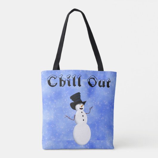 Chill-out Canvas tas (Achterkant)