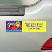 Chill Out Funny Animal Bumpersticker (Op auto)