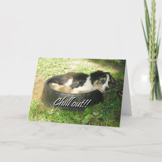 "Chill Out!" Kaart (Voorkant)