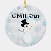 Chill out keramisch Ornament (Achterkant)