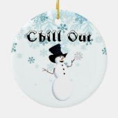 Chill out keramisch Ornament (Achterkant)