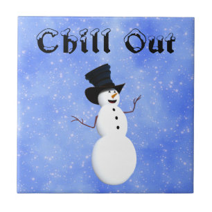 Chill out keramische Tegel Tegeltje