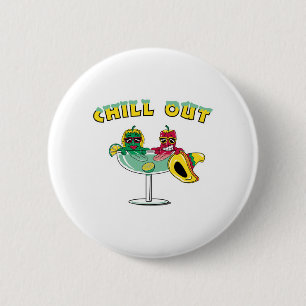 Chill Out Margarita Chili Peppers Ronde Button 5,7 Cm