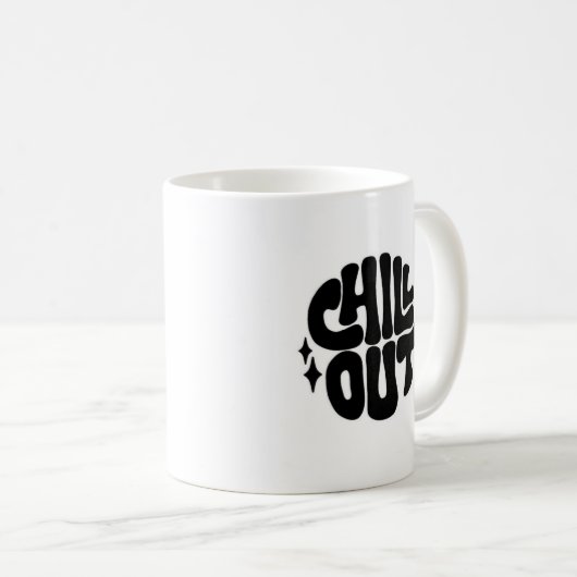 "Chill Out Mug : Sip in Style" (Devant droit)