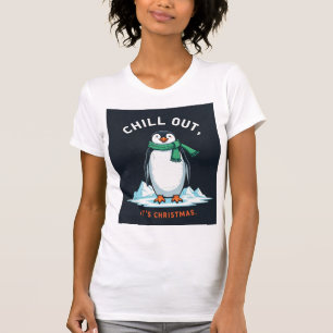 "Chill Out Penguin Vrouwen T-shirt – Fun