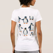 "Chill Out Penguin Vrouwen T-shirt – Fun (Achterkant)