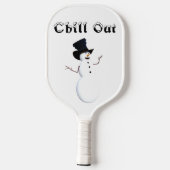 Chill out pickleball paddle (Achterkant)