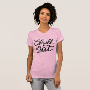 Chill Out Retro Typografie T-shirt