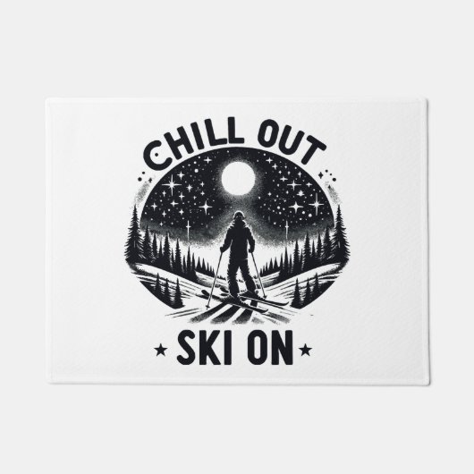 Chill out Ski op Deurmat (Voorkant)