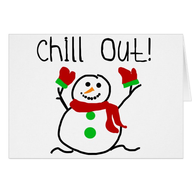 Chill Out Snowman (Devant horizontal)