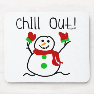 Chill Out Snowman Muismat
