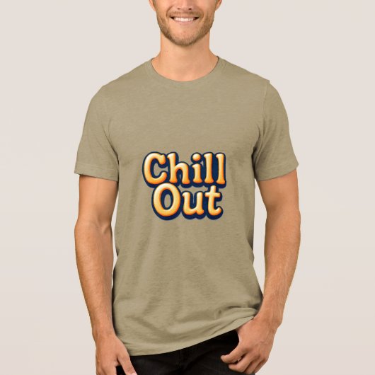 Chill Out Tri-Blend Shirt (Voorkant)