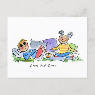 Chill-out zone briefkaart