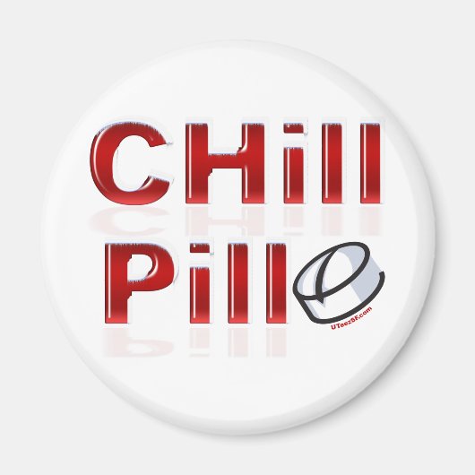 Chill Pill Funny PMS Magneet (Voorkant)