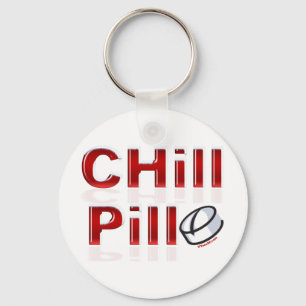 Chill Pill Funny PMS Sleutelhanger
