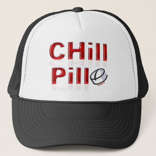 Chill Pill Funny PMS Trucker Pet (Voorkant)
